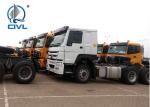 Flat Floor Cabin Sinotruk Howo Heavy Prime Mover Truck 6 Wheels For Transport