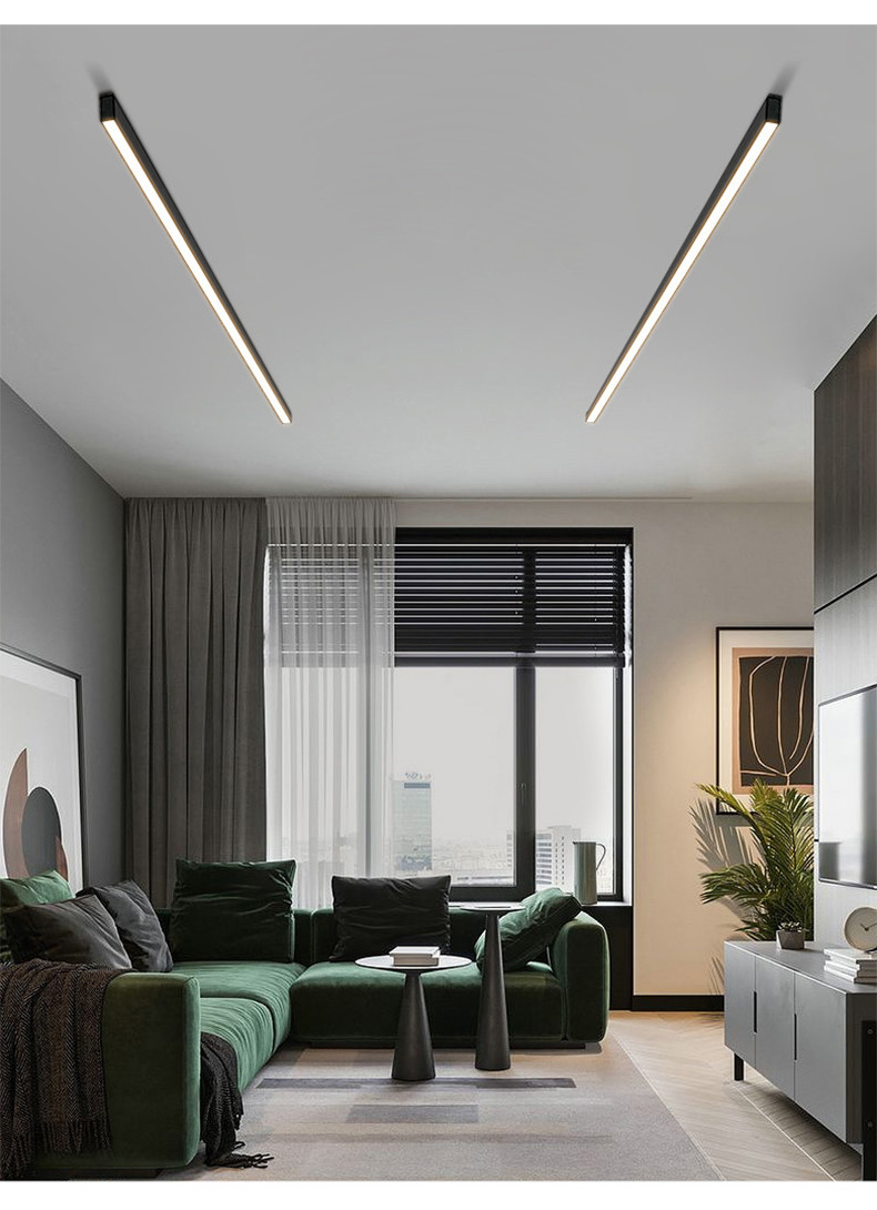 Long Strip Ceiling Lights Simple Balcony Bedroom Background Wall Living Room Minimalism Ceiling Lights(WH-MA-288)