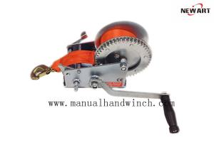Quality Color Strap 3000Lb Mini Manual Winch With Webbing wholesale