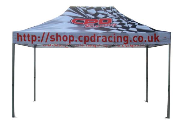 Printed Marquee Folding Gazebo Tent 4.5x6 Commercial Canopy Trade Show Tent