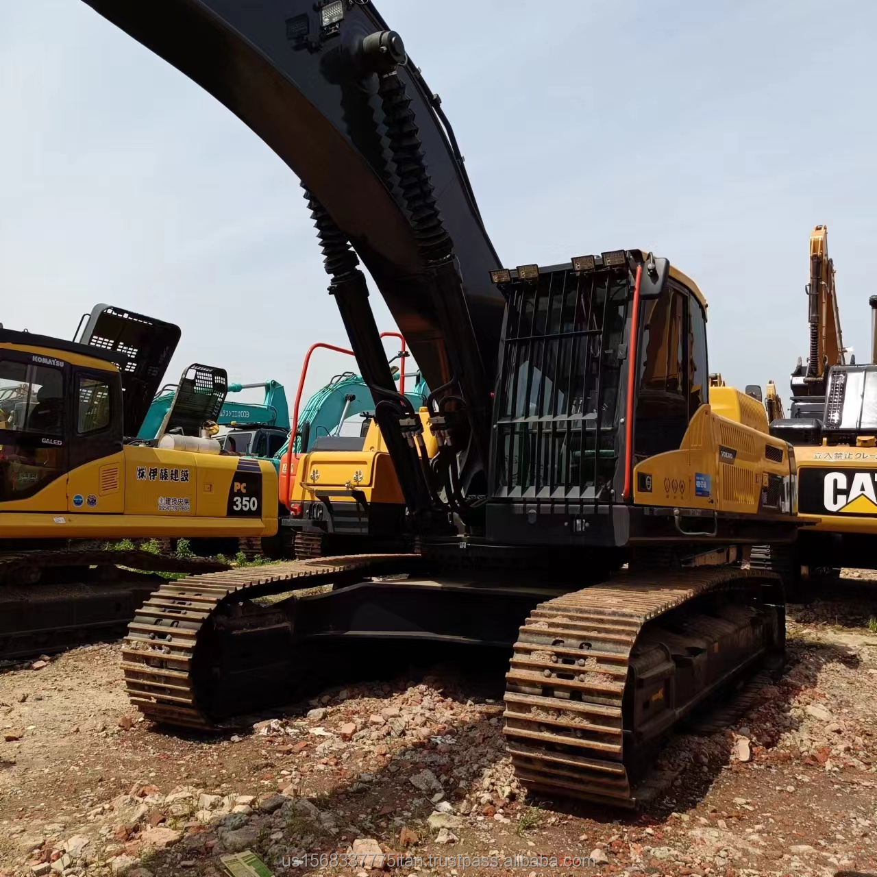 Original VOLVO EC480 Excavator Used Hydraulic Crawler Machine with 3.8M³ Bucket Capacity