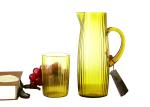 Amber Hand Made Lead Free Crystal Glass Wine Decanter 1400ml