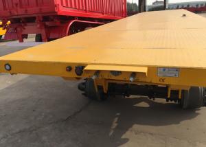 Quality Carbon Steel 40 Tons 3 FUWA Axles Flatbed Trailer wholesale