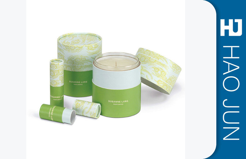 Popular Relax Candle Cardboard Candle Boxes With Lids And OPP Bags For Each Tubes