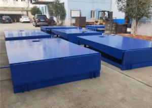 Quality Truck Hydraulic Loading Dock Levelers 8 Ton With Hinged 400mm Dock Lip wholesale