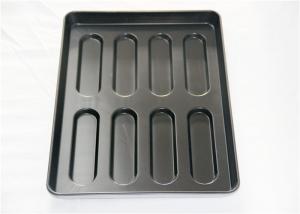 Quality Aluminum Steel 8 Cavity 530x380x40mm Hot Dog Bun Pan wholesale
