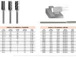 Carbide burrs / Carbide rotary files -SHAPE X