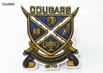 Eco Friendly Sports Team Patches Twill College Football Team Patches