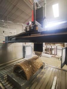 Quality Precision 4 Axis Arc Slab &amp; Column Stone Carving Machine wholesale