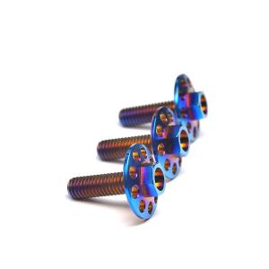 Quality Titanium Precision Parts M6x20 Customized Hexagon Flange Bolts For Racing wholesale