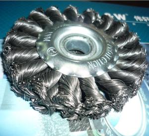 Quality Twist Knotted Wire Wheel Brush, Double Row wholesale