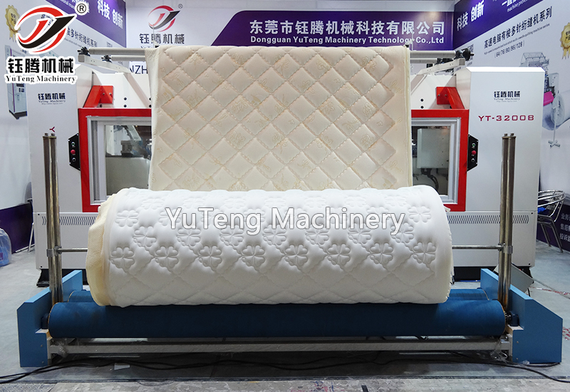 Multi Needle Computerized Chain Stitch Quilting Machine For Mattress Shuttleless