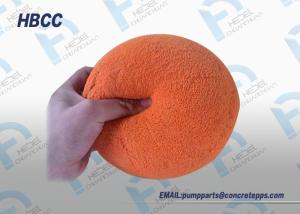 Quality concrete pump pipe cleaning spong balls rubber sponge cleaning ball wholesale