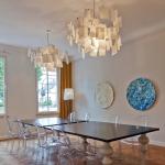 Paper chandelier replica designer Light Living Room Dining Room Zettel