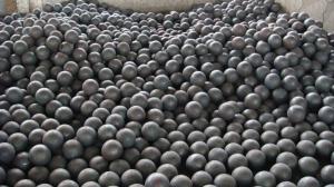 Quality Grinding Media Cast Steel Balls With Cylpebs HRC47-55 , Cr5 , Cr8 wholesale