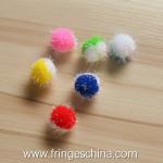 Wholesale Colorful Glitter DIY Pom Pom Ball For Costume Christmas Decoration