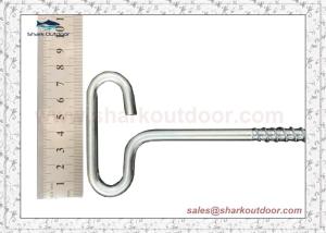 Quality High quality not rust Screw Steel Tent Stakes Ice Fishing Pegs Nails wholesale