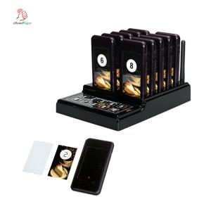 Quality wholesale price fast food restaurant equipment wireless service coaster pager with vibrate sound flash alert wholesale