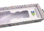 Elegant Hook Rigid Kraft Cardboard Gift Boxes With Tray CE Certification