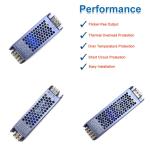 60W 100W 200W LED Power Supply DC 12V 24V AC220V - 240V LED Driver Switching