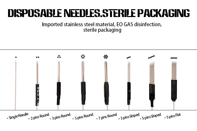 Medical Grade Permanent Makeup Needles 49 / 63 / 75mm Length