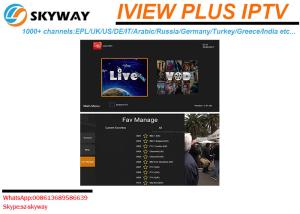 Quality Hot Selling HD LIVE IPTV including Arabic UK Russian Greece Channels wholesale