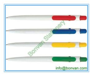 Quality simple click ball point pen, low budget for promotional consideration item wholesale