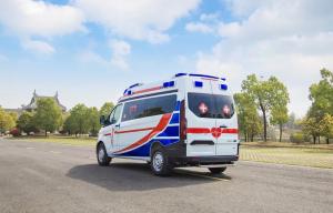 Quality 3495KG Left Hand Drive Ambulance Euro 5 Standard New Ambulance wholesale