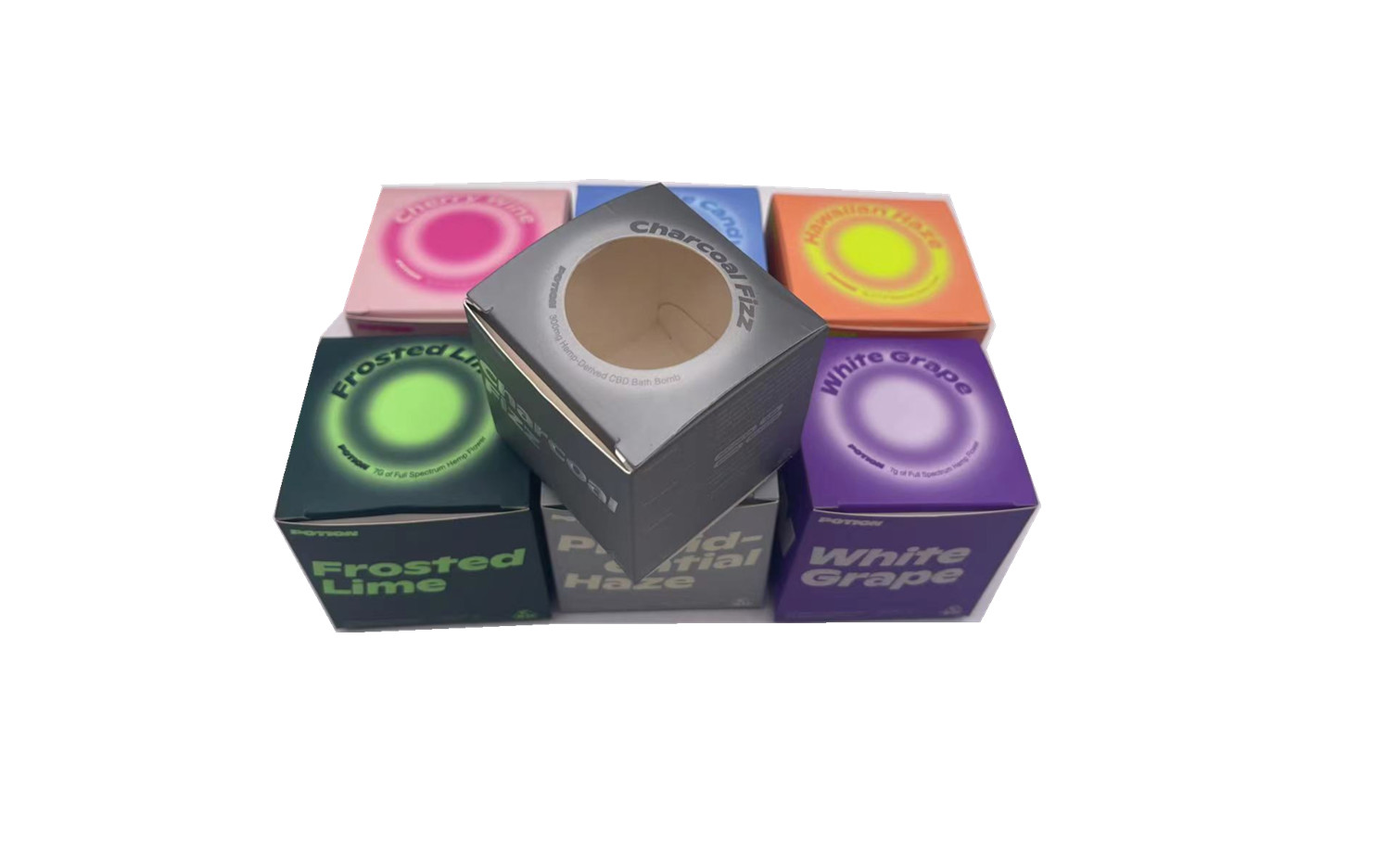 350GSM White Cardboard Healthcare Packaging Box For Custom CBD Packaging