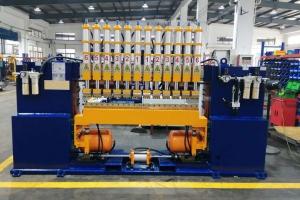 China 2m/Min Automatic Servo Feeding Upright Mesh Welding Device on sale