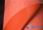 Industrial Smooth Silicone Fiberglass Cloth / Soft Fiberglass Temperature