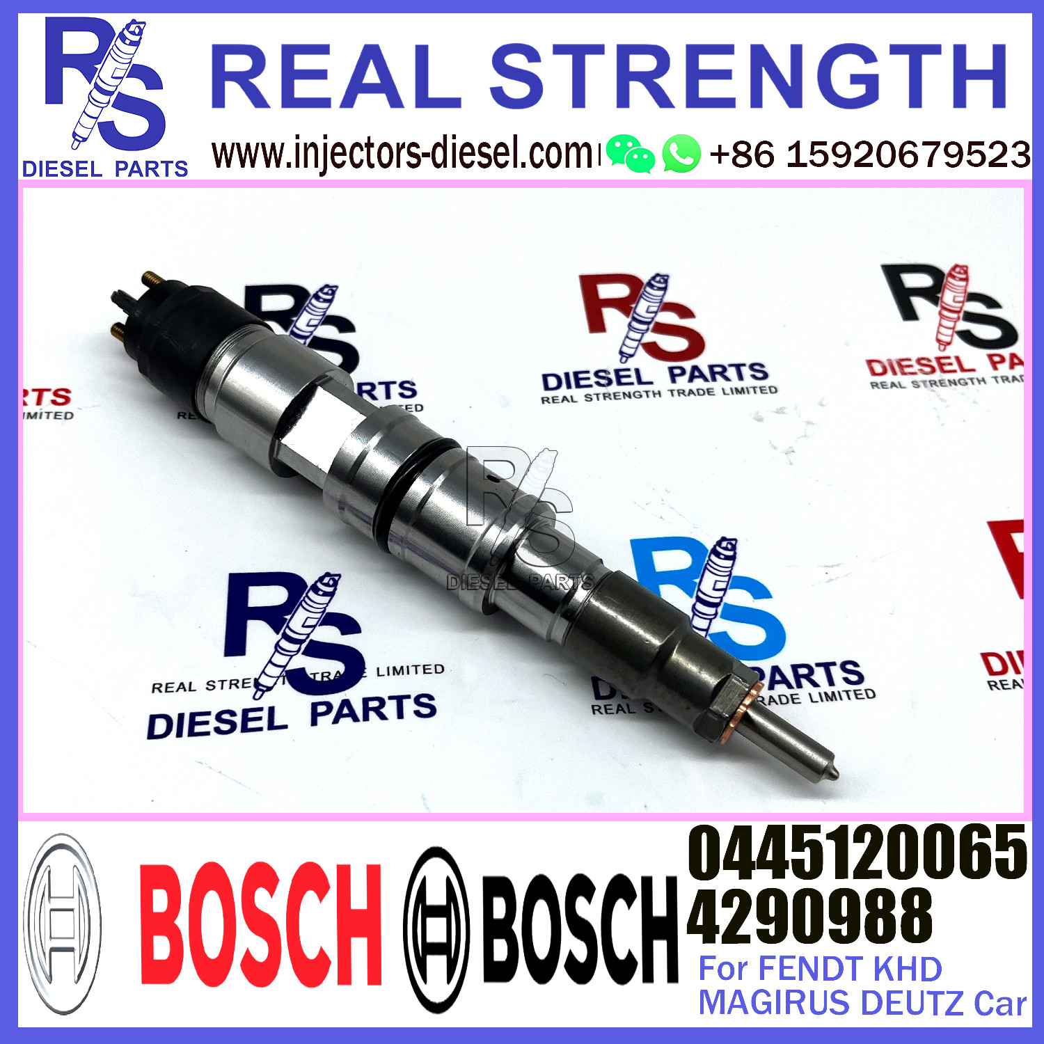 Original Common Rail Disesl Injector for Engine Parts 04290987 4290988 0445120065 0445120064 0445120063 For DEUTZ