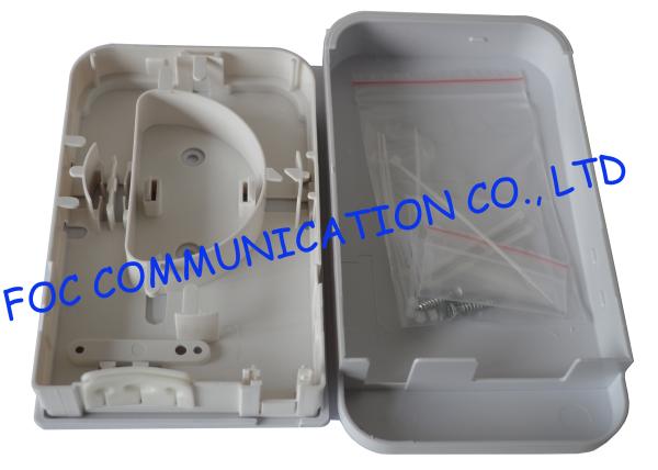 Plastic Fiber Optic Terminal Box Wall Mount Fiber Cable Protection Pigtail