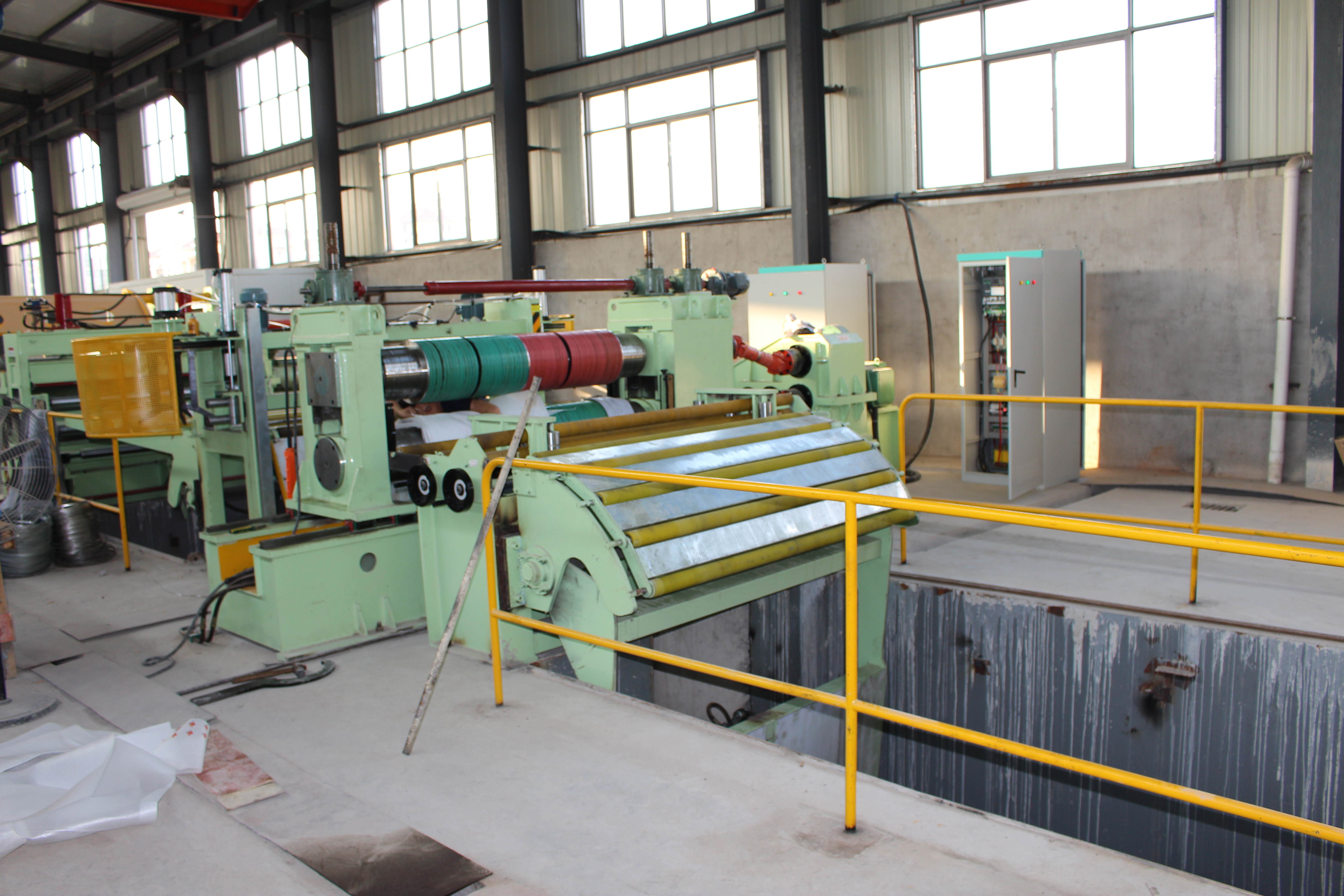Automatic Steel Slitting Machine For Metal Coil PLC Control