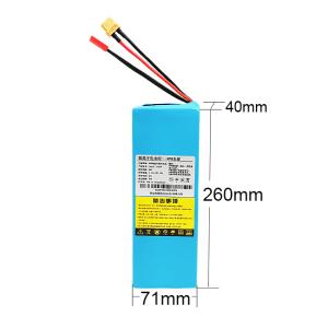 Quality Lightweight Electric Scooter Battery 36V 10Ah With Blue Leather Bag wholesale