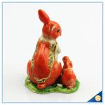 Handmade Lovely Rabbit Trinket Box For Decorative Jewelry Box SCJ596