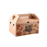 Sustainable Fried Chicken Boxes Packaging Meal Paper Box UV Coating