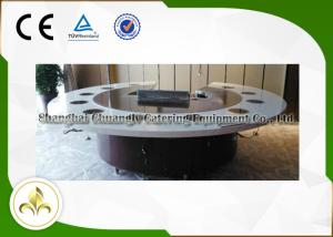 Quality Fish Shellfish Vegetable Hibachi Japanese Grill Table With Fume Precipitator wholesale