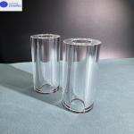 Polished Transparent Sapphire Tube KY Method Customized Size High Hardness High