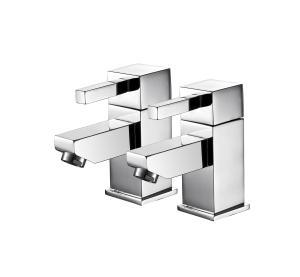 Quality Chrome Brass Bath Shower Mixer Taps Easy Clean Ceramic Valve Core wholesale