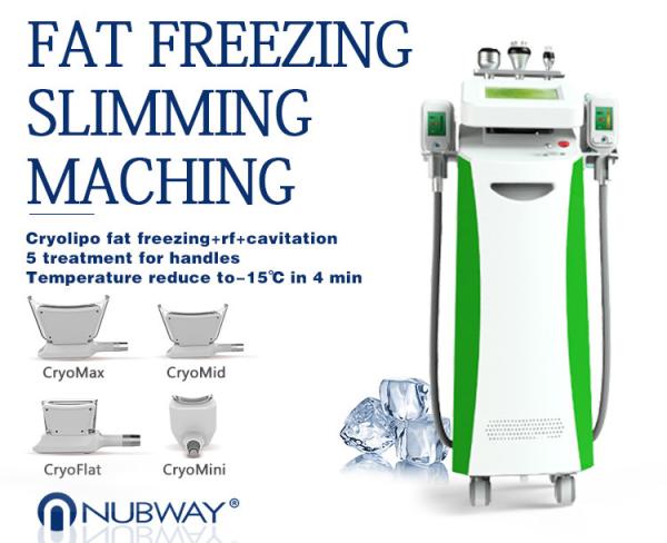 Multifunctional double chin removal weight loss cryo cool sculpting cavitation