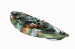 20KG Lightweight Sit On Top Angler Kayak , Single Saltwater Fishing Kayak Camo