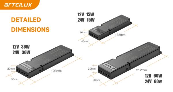 Intelligent Energy Supply Smart Power Supply 15-60W for Energy Savings and Cost