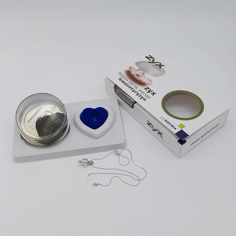 Custom Color Box Love Pearl Gift Box With Neckalce and Drop Cage Pendant for Women's Gift