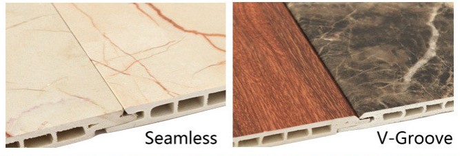 10mm Interior External Pvc Cladding Square Wood Effect Pvc Wall Panels