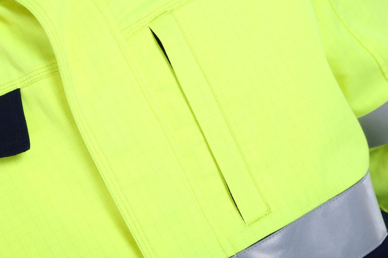 EN20471 Hi Vis Work Jackets , 290gsm Fluorescent Work Jackets