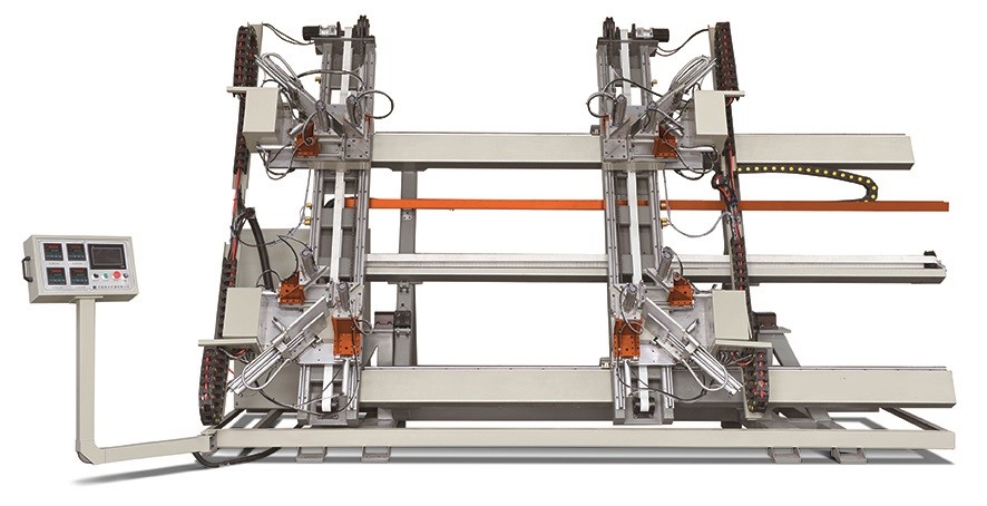 4 head welding machine for upvc/PVCu window and door welding, 4 corner at one time