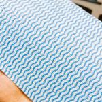 KILINE Colorful Kitchen Non-Woven Cloth Disposable / Reusable Striped Kitchen