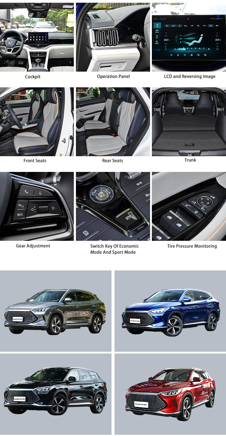 Customized BYD Used Cars High Speed PHEV SUV Intelligent Song Plus DM-I