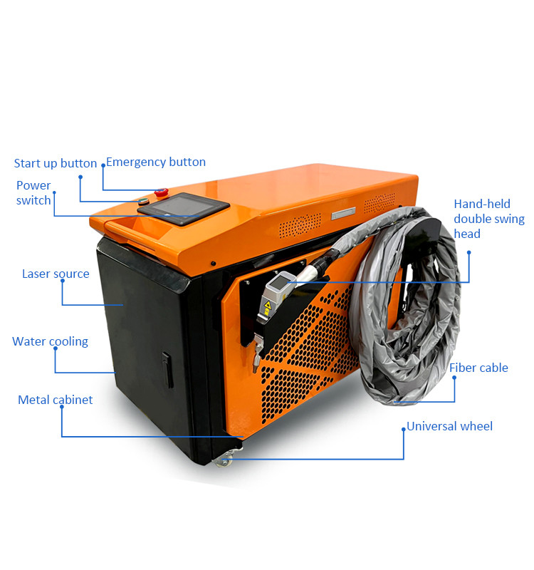Mini Size 3 In 1 Handheld Welding Machine Laser Cutting Welding Machine 1500w 2000w
